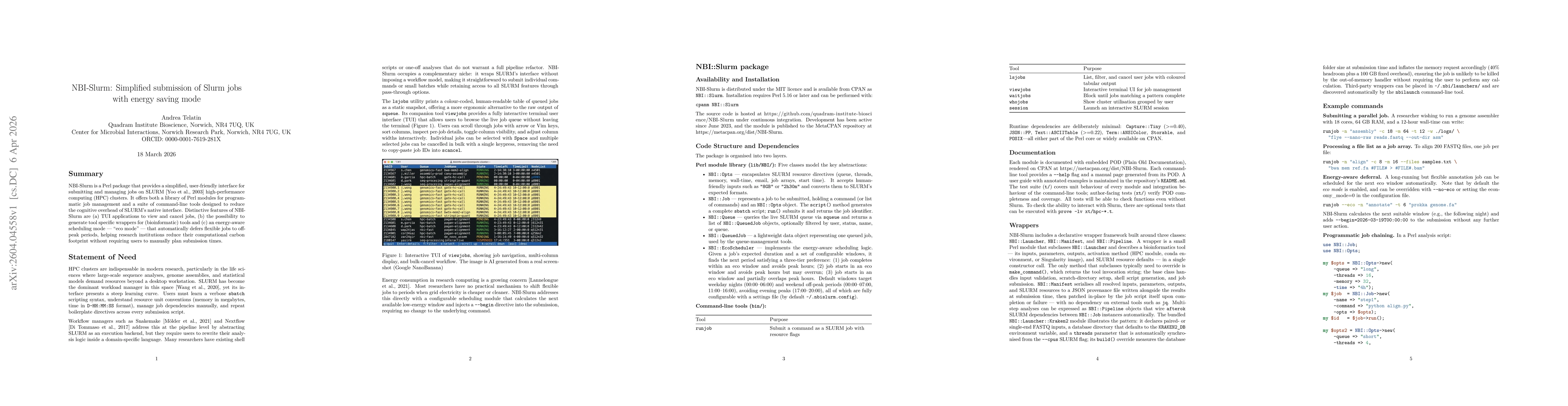 Thumbnail for NBI-Slurm: Simplified submission of Slurm jobs with energy saving mode