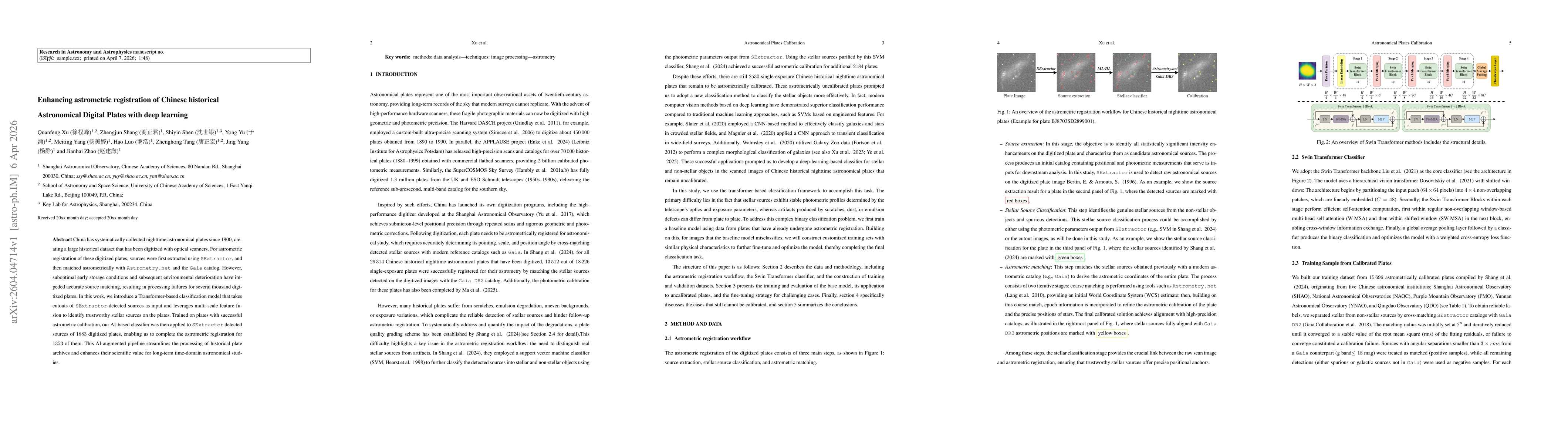 Thumbnail for Enhancing astrometric registration of Chinese historical Astronomical Digital Plates with deep learning