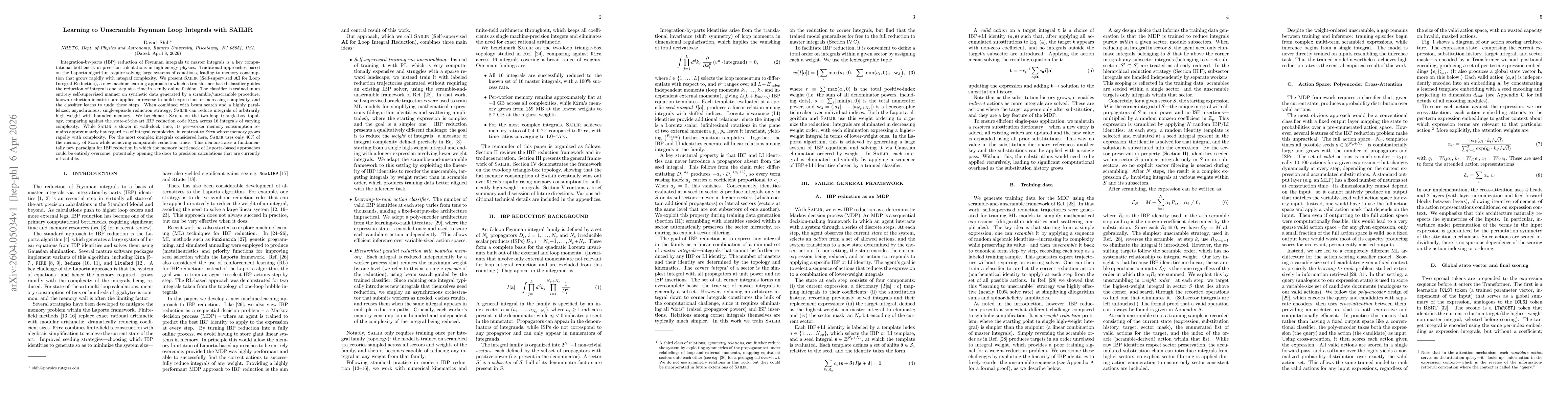 Thumbnail for Learning to Unscramble Feynman Loop Integrals with SAILIR