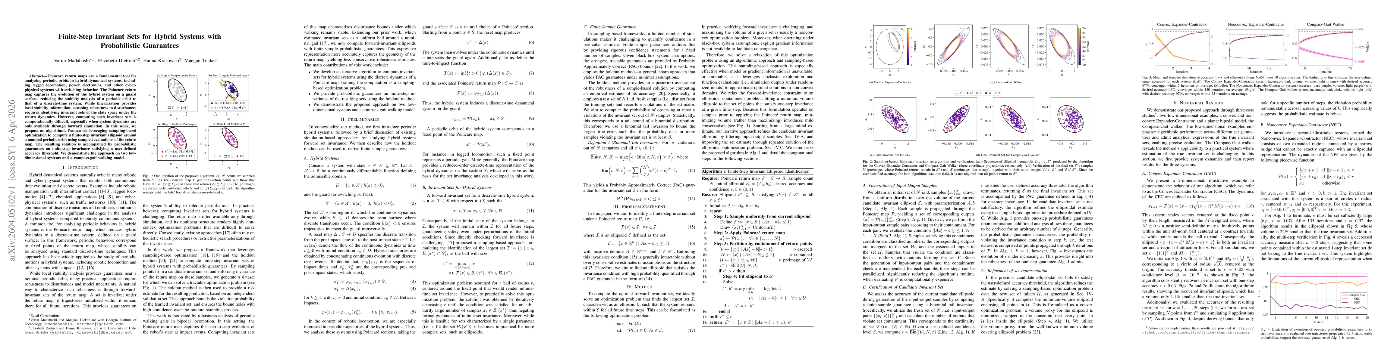 Thumbnail for Finite-Step Invariant Sets for Hybrid Systems with Probabilistic Guarantees