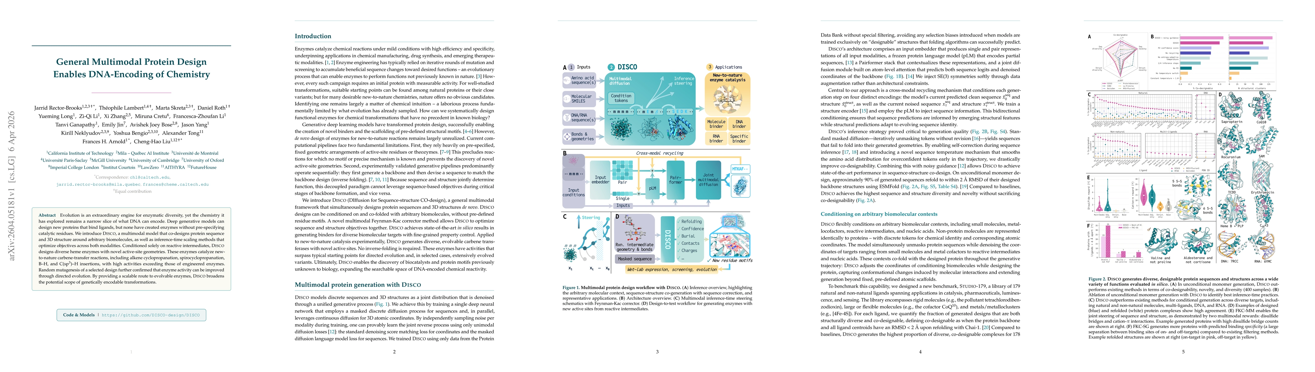 Thumbnail for General Multimodal Protein Design Enables DNA-Encoding of Chemistry
