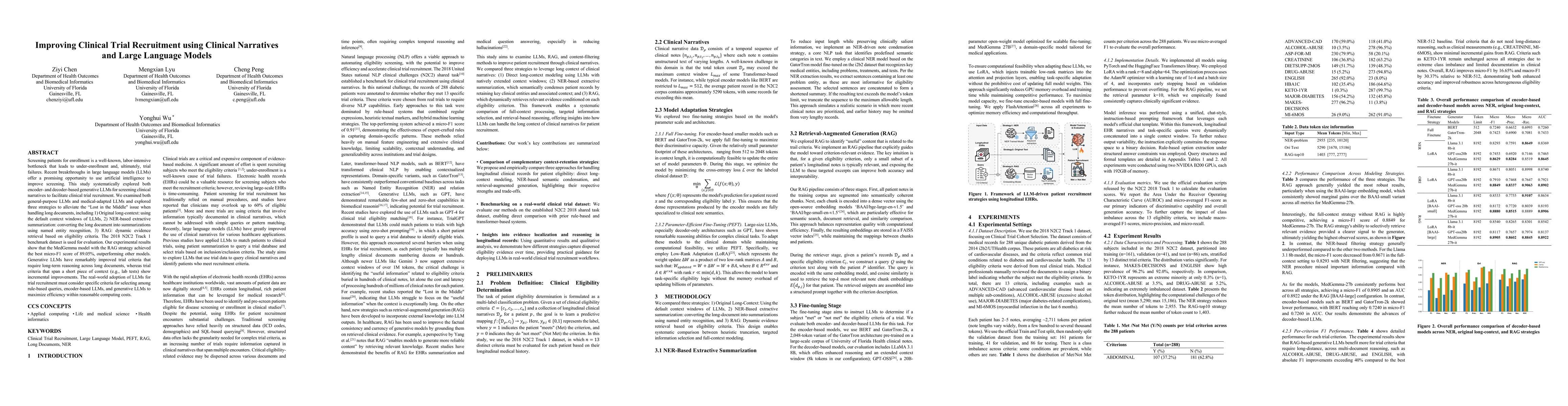 Thumbnail for Improving Clinical Trial Recruitment using Clinical Narratives and Large Language Models