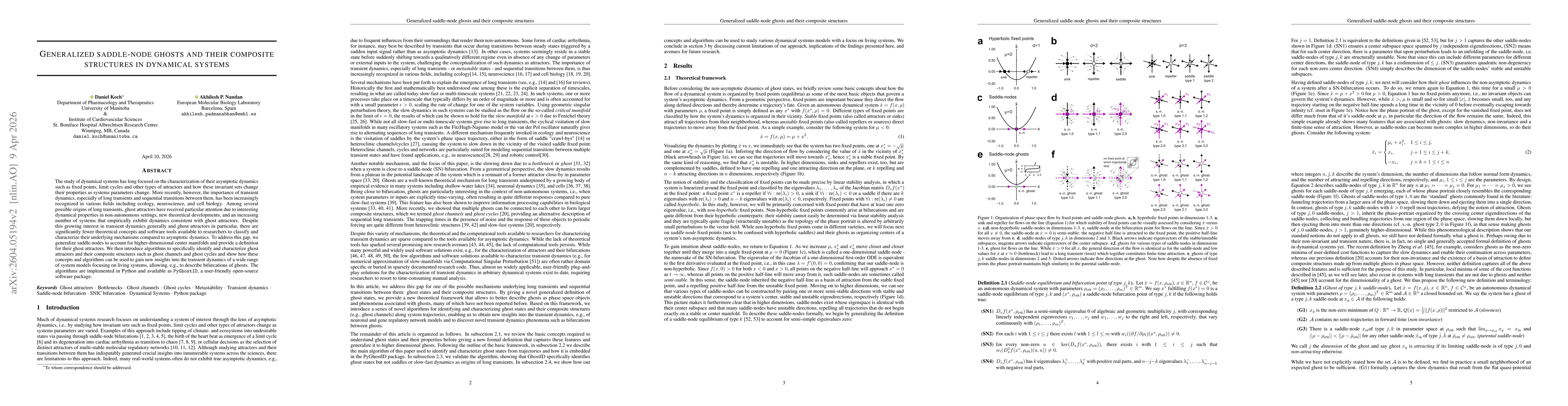 Thumbnail for Generalized saddle-node ghosts and their composite structures in dynamical systems