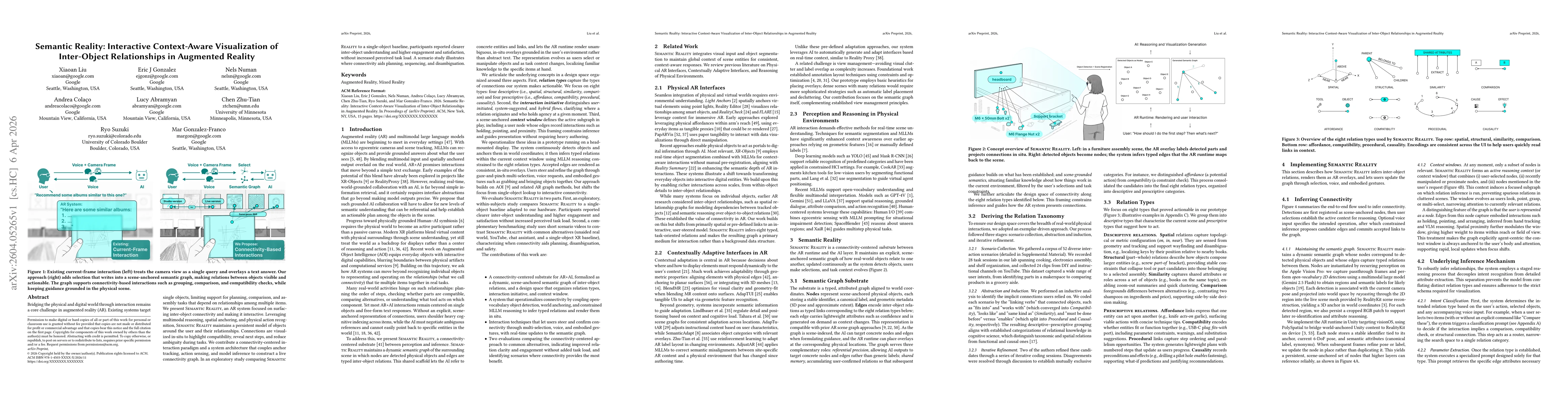 Thumbnail for Semantic Reality: Interactive Context-Aware Visualization of Inter-Object Relationships in Augmented Reality