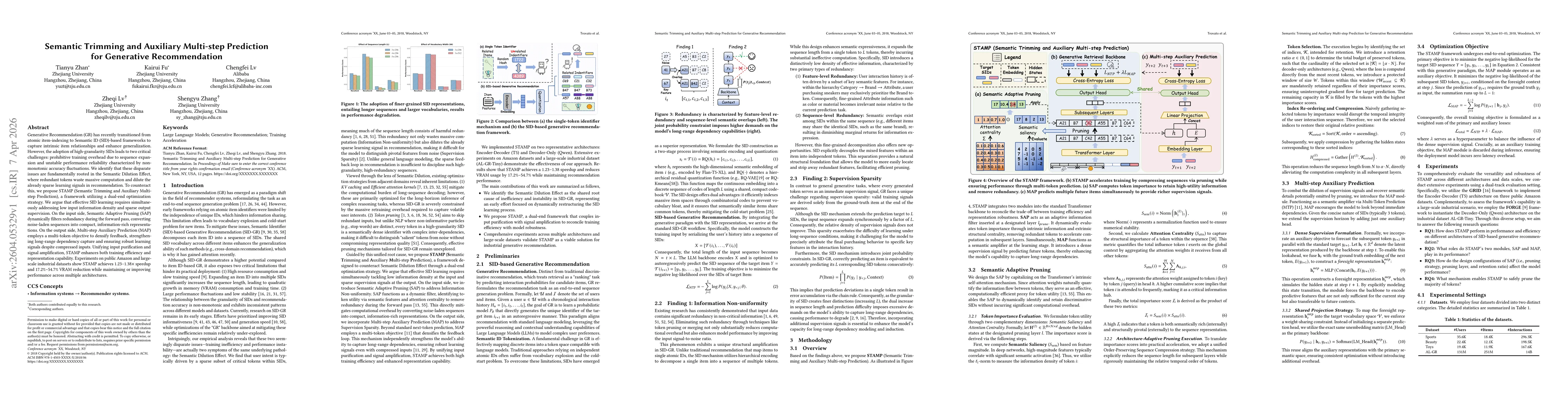 Thumbnail for Semantic Trimming and Auxiliary Multi-step Prediction for Generative Recommendation