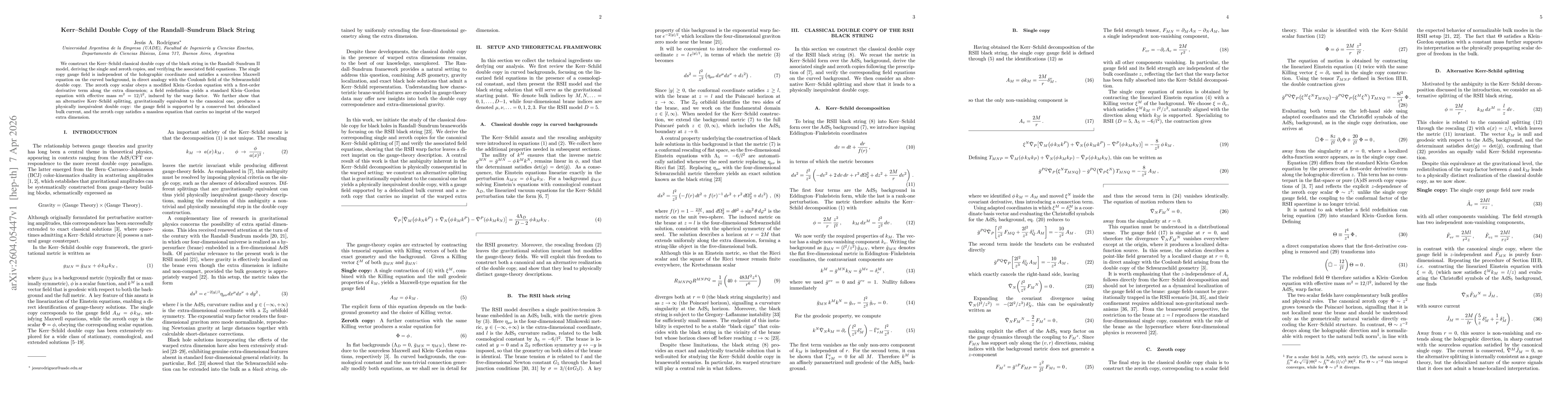 Thumbnail for Kerr-Schild Double Copy of the Randall-Sundrum Black String