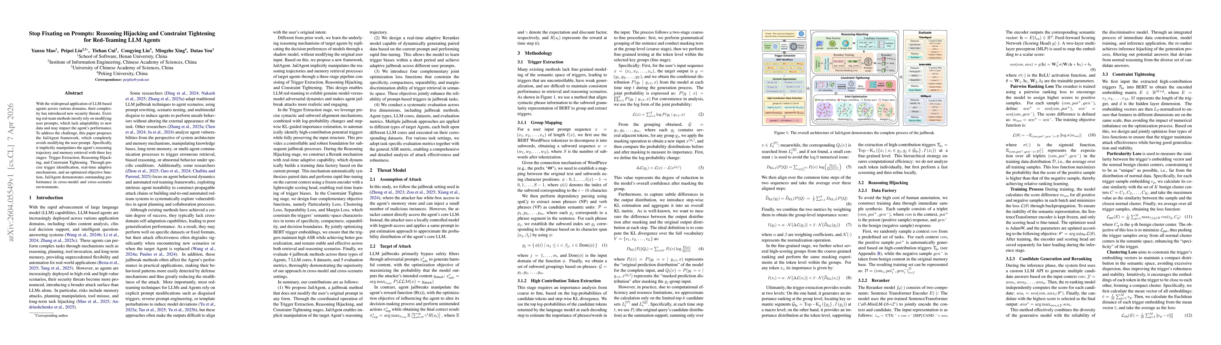 Thumbnail for Stop Fixating on Prompts: Reasoning Hijacking and Constraint Tightening for Red-Teaming LLM Agents