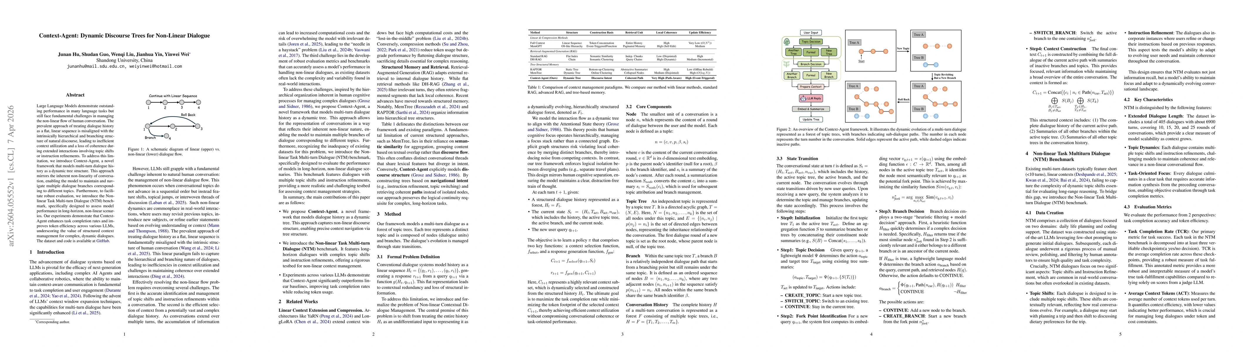 Thumbnail for Context-Agent: Dynamic Discourse Trees for Non-Linear Dialogue