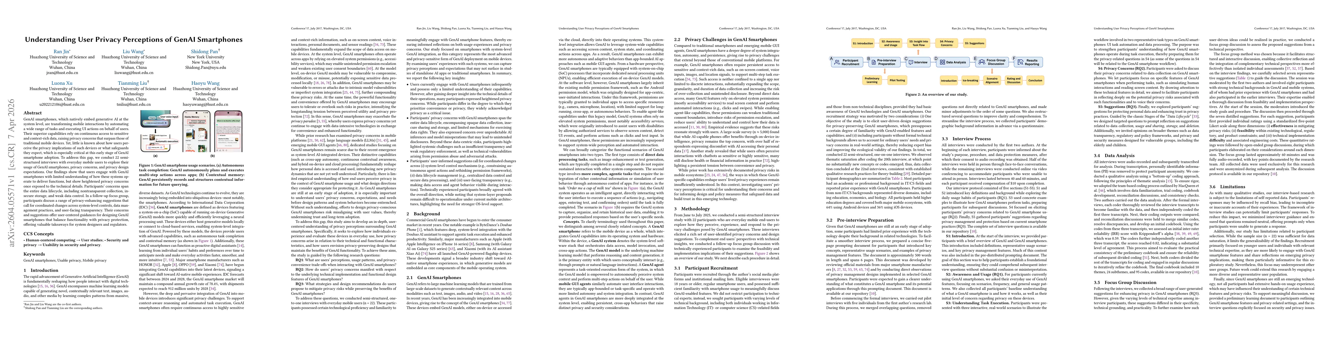 Thumbnail for Understanding User Privacy Perceptions of GenAI Smartphones