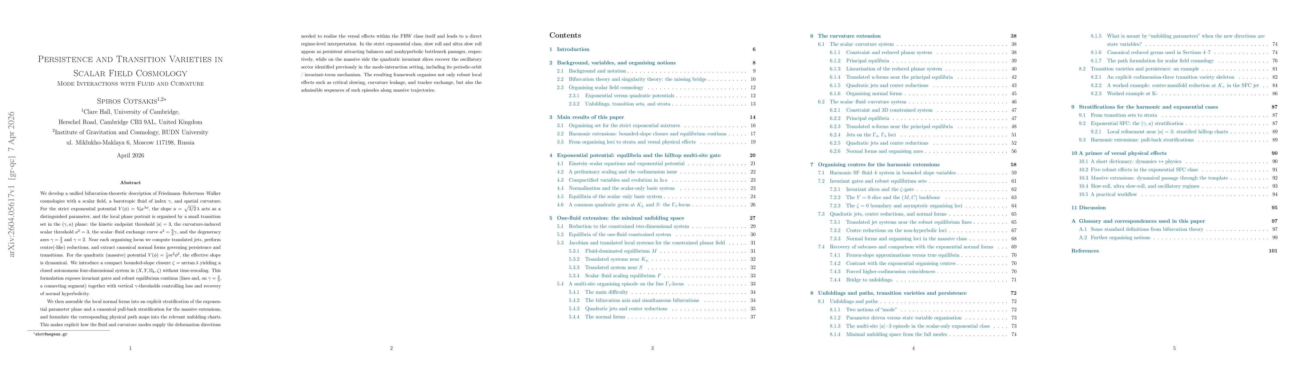 Thumbnail for Persistence and Transition Varieties in Scalar Field Cosmology