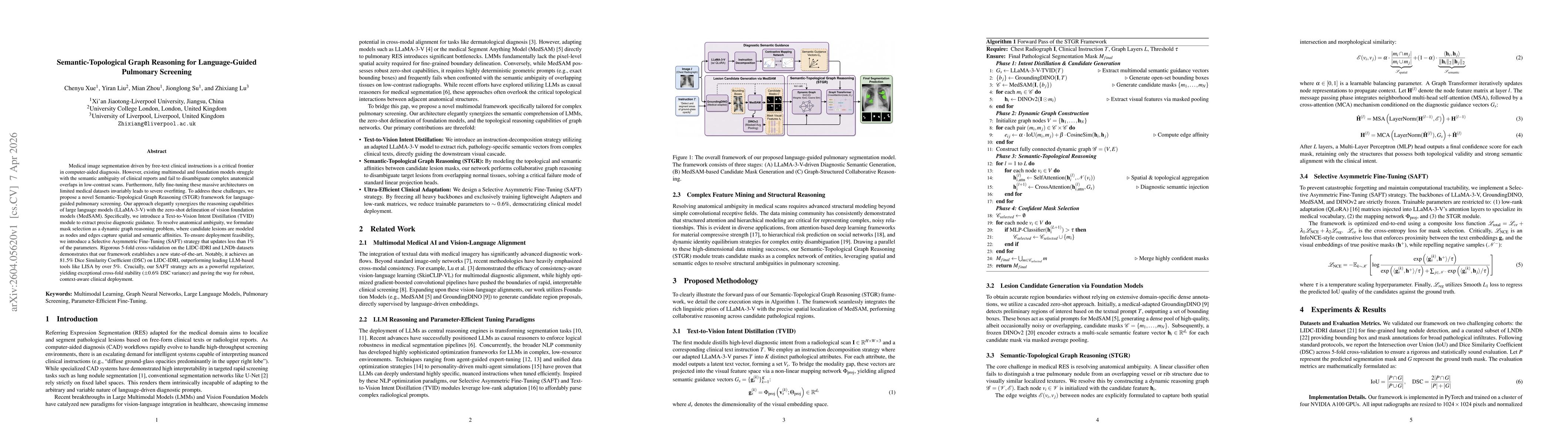 Thumbnail for Semantic-Topological Graph Reasoning for Language-Guided Pulmonary Screening