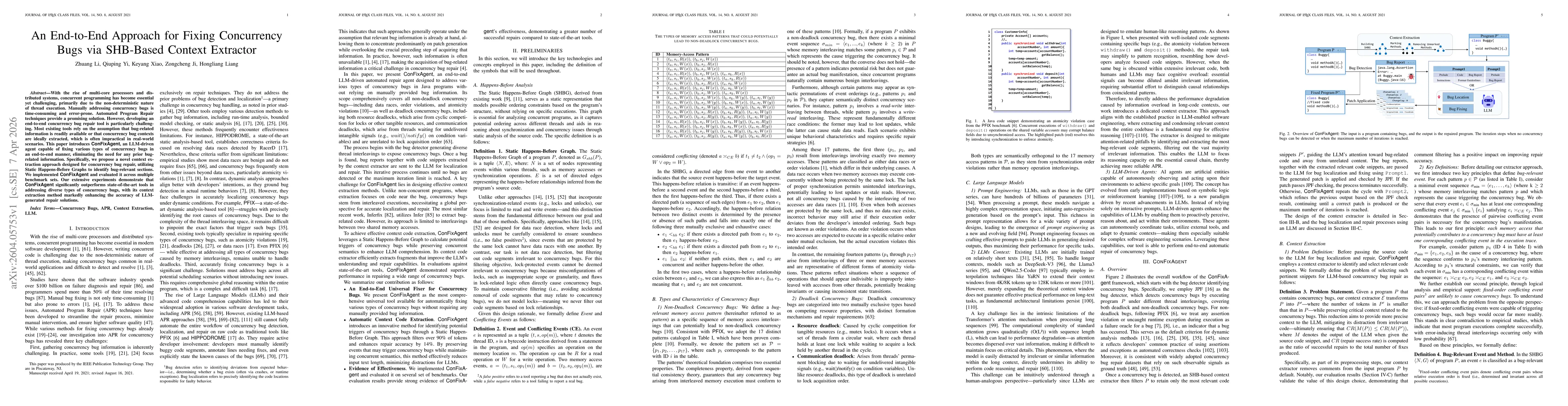 Thumbnail for An End-to-End Approach for Fixing Concurrency Bugs via SHB-Based Context Extractor