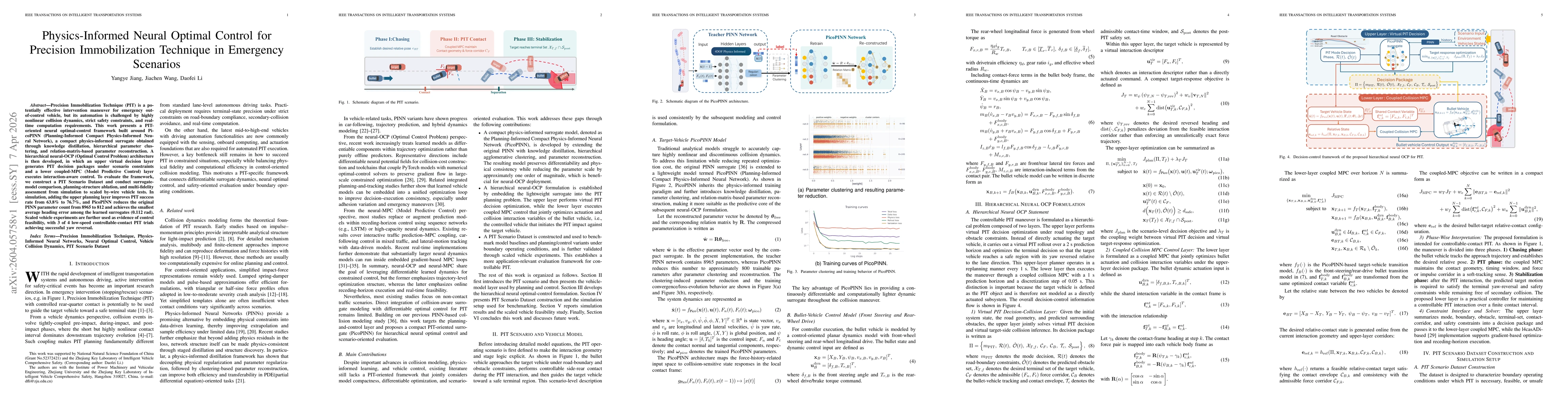Thumbnail for Physics-Informed Neural Optimal Control for Precision Immobilization Technique in Emergency Scenarios