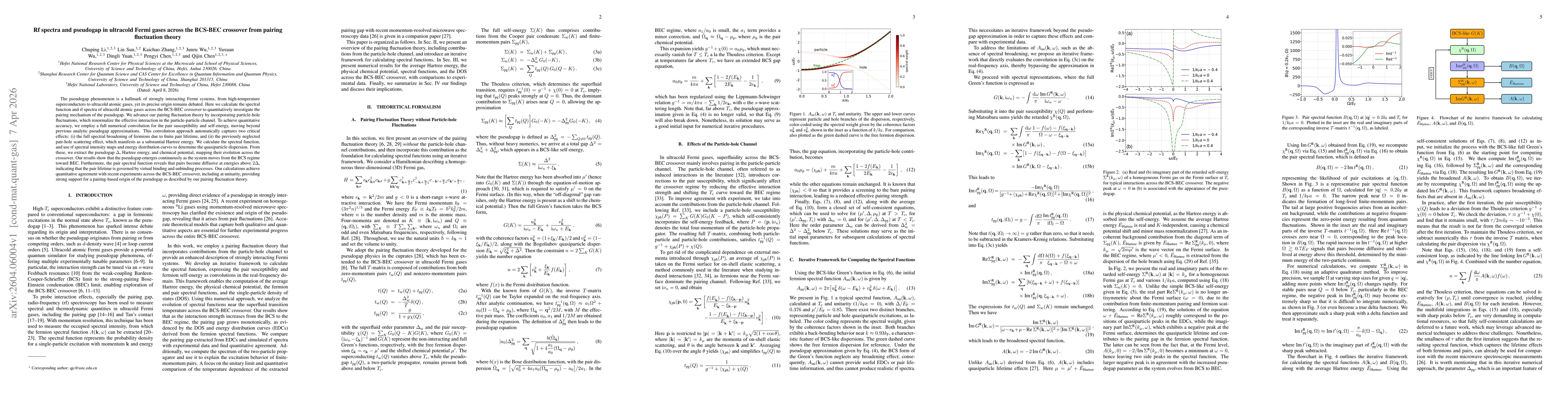 Thumbnail for Rf spectra and pseudogap in ultracold Fermi gases across the BCS-BEC crossover from pairing fluctuation theory
