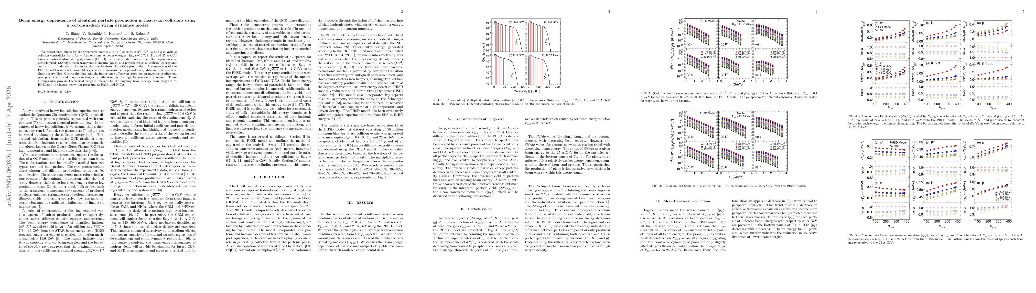 Thumbnail for Beam energy dependence of identified particle production in heavy-ion collisions using a parton-hadron string dynamics model