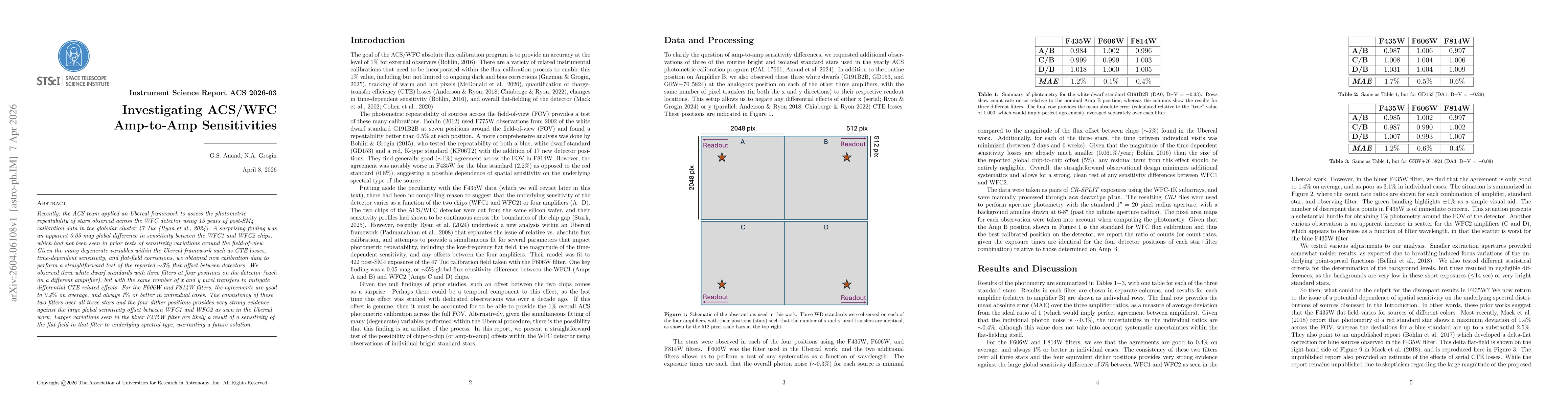 Thumbnail for Investigating ACS/WFC Amp-to-Amp Sensitivities