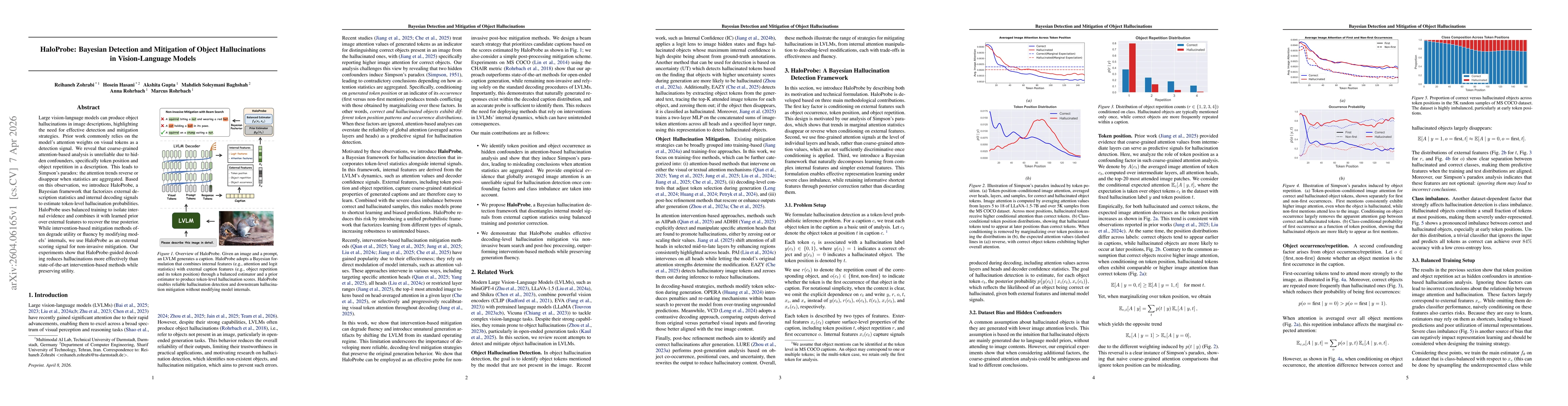 Thumbnail for HaloProbe: Bayesian Detection and Mitigation of Object Hallucinations in Vision-Language Models