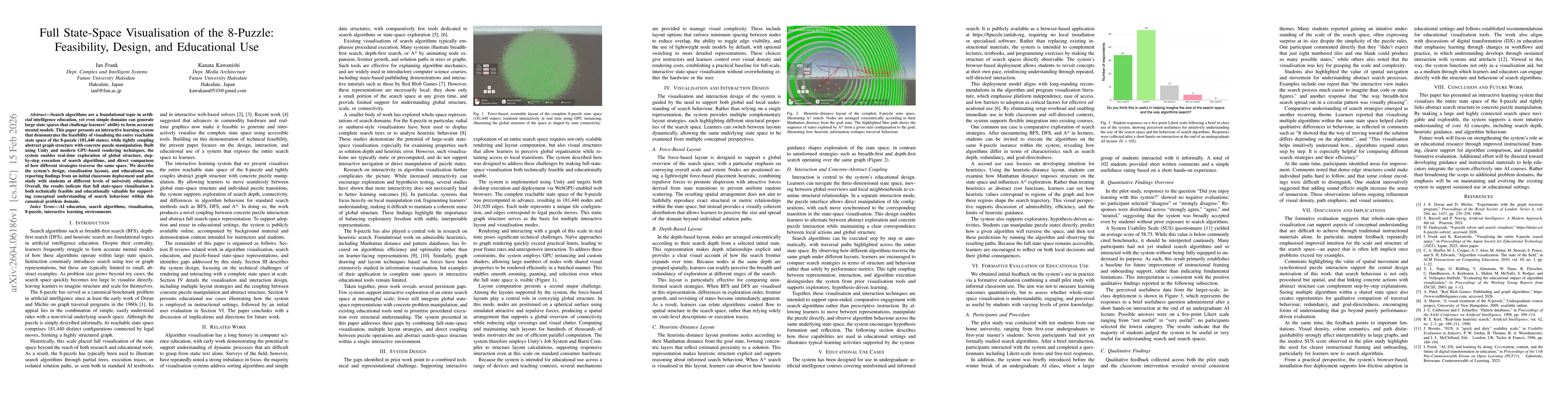 Thumbnail for Full State-Space Visualisation of the 8-Puzzle: Feasibility, Design, and Educational Use
