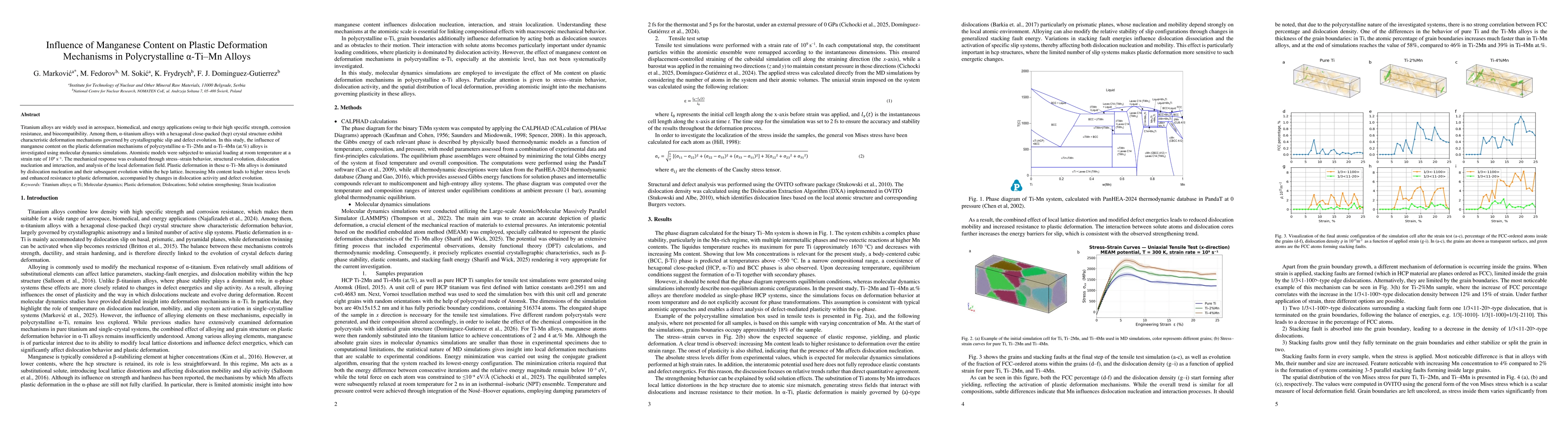 Thumbnail for Influence of Manganese Content on Plastic Deformation Mechanisms in Polycrystalline α-Ti-Mn Alloys