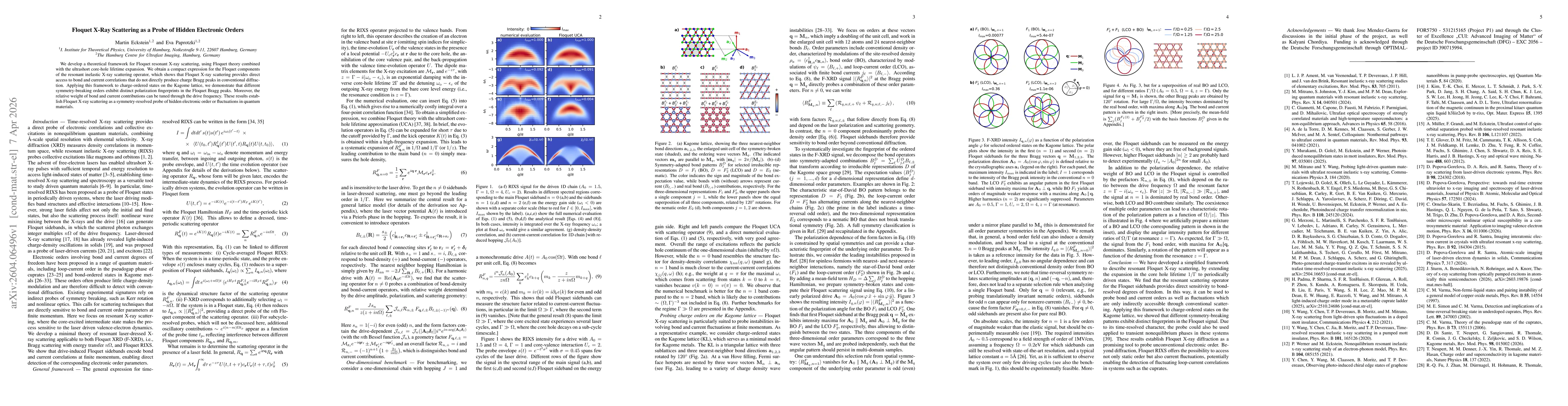 Thumbnail for Floquet X-Ray Scattering as a Probe of Hidden Electronic Orders