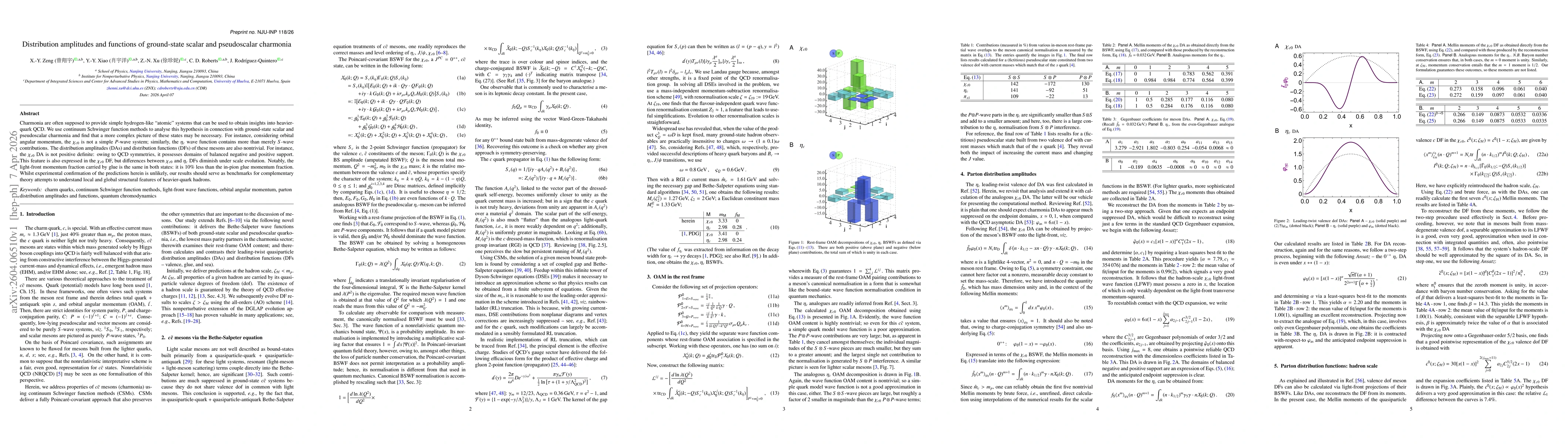 Thumbnail for Distribution amplitudes and functions of ground-state scalar and pseudoscalar charmonia
