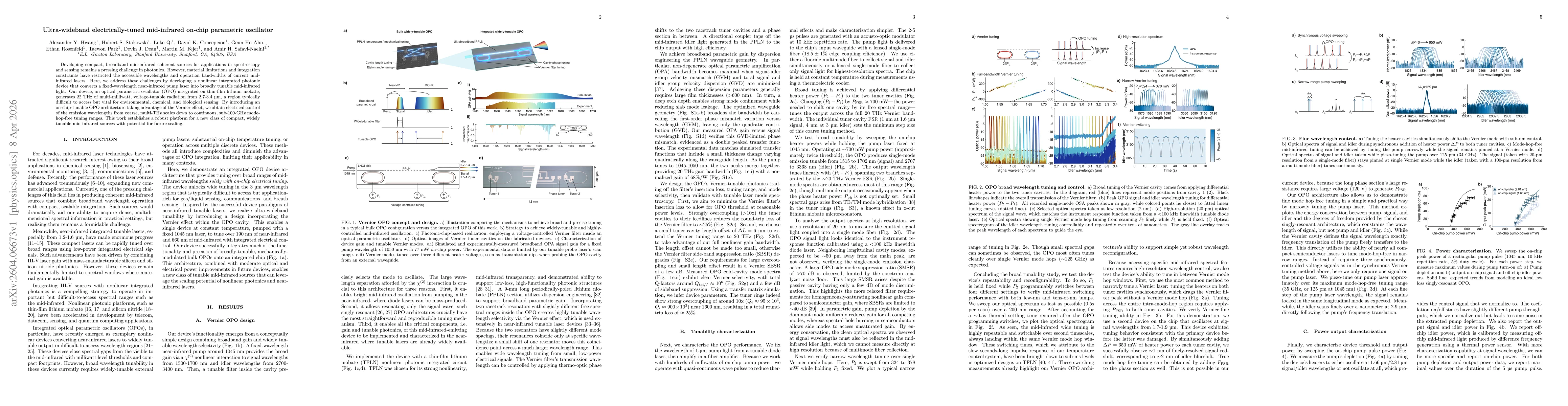Thumbnail for Ultra-wideband electrically-tuned mid-infrared on-chip parametric oscillator