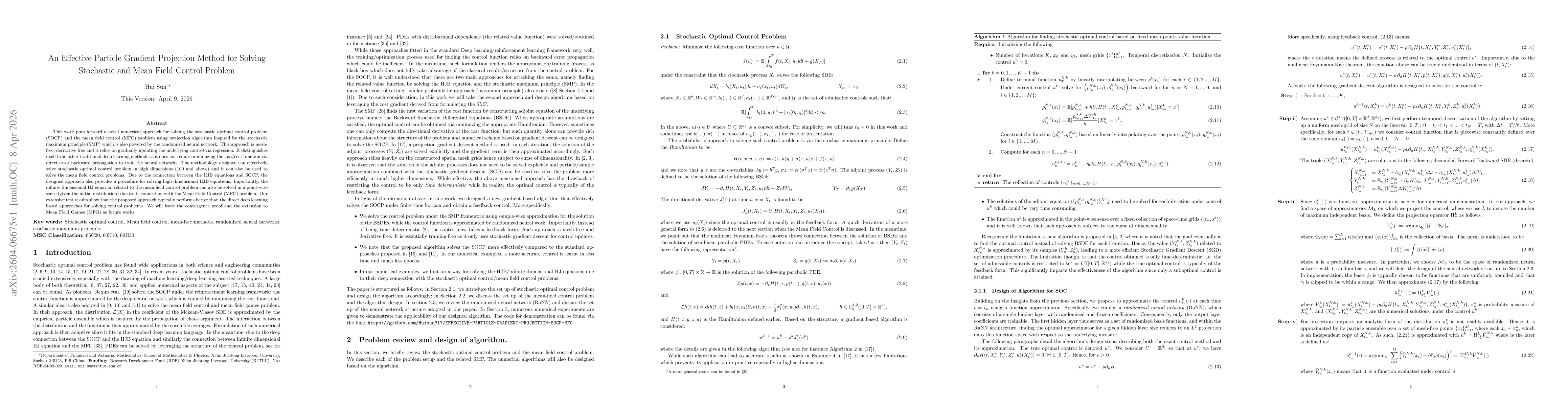 Thumbnail for An Effective Particle Gradient Projection Method for Solving Stochastic and Mean Field Control Problem