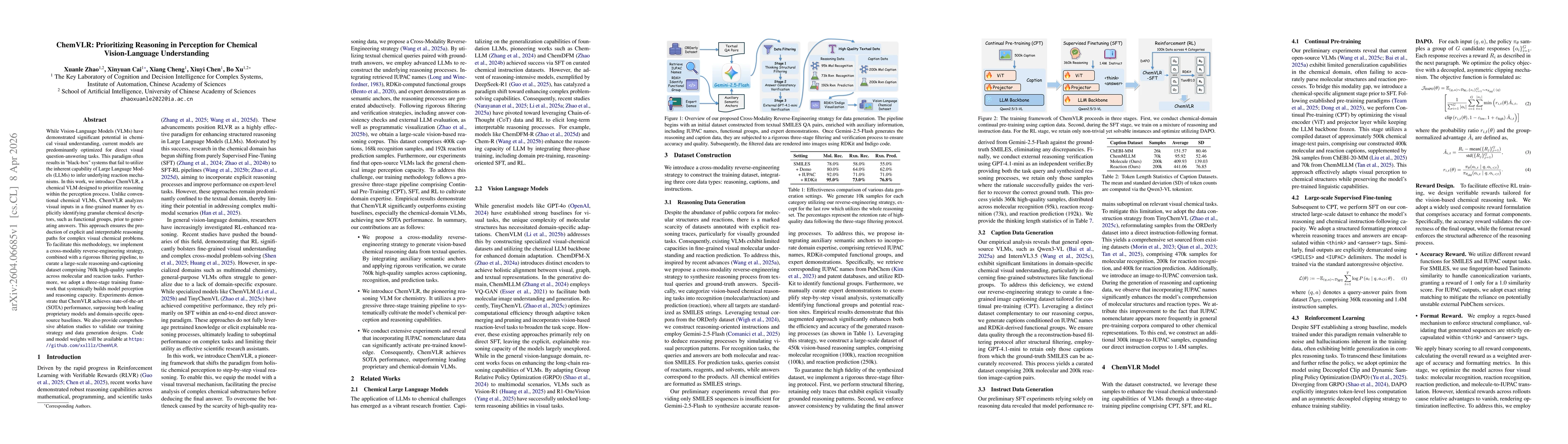 Thumbnail for ChemVLR: Prioritizing Reasoning in Perception for Chemical Vision-Language Understanding