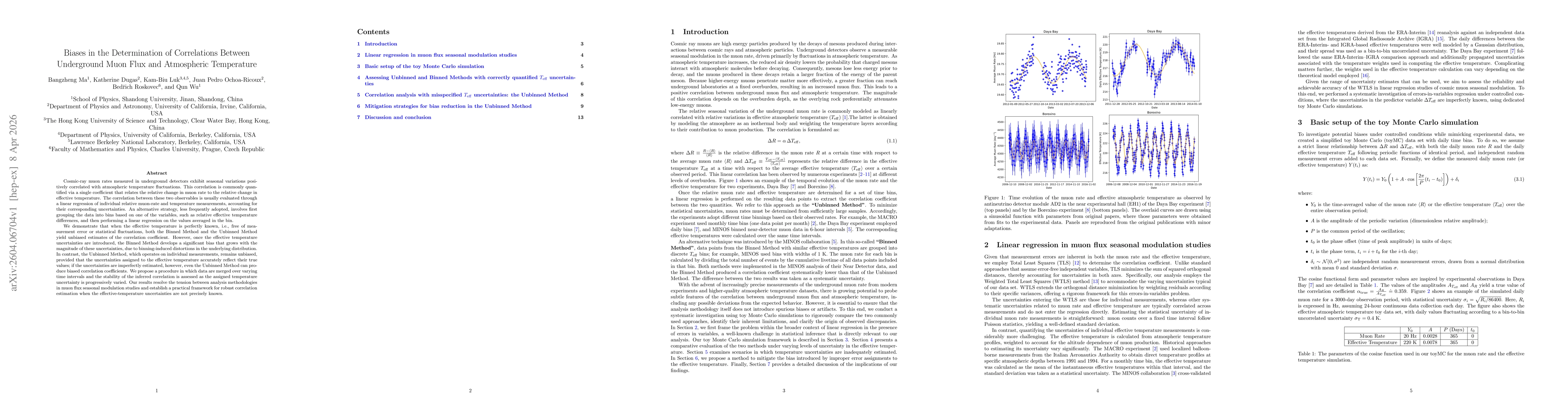 Thumbnail for Biases in the Determination of Correlations Between Underground Muon Flux and Atmospheric Temperature