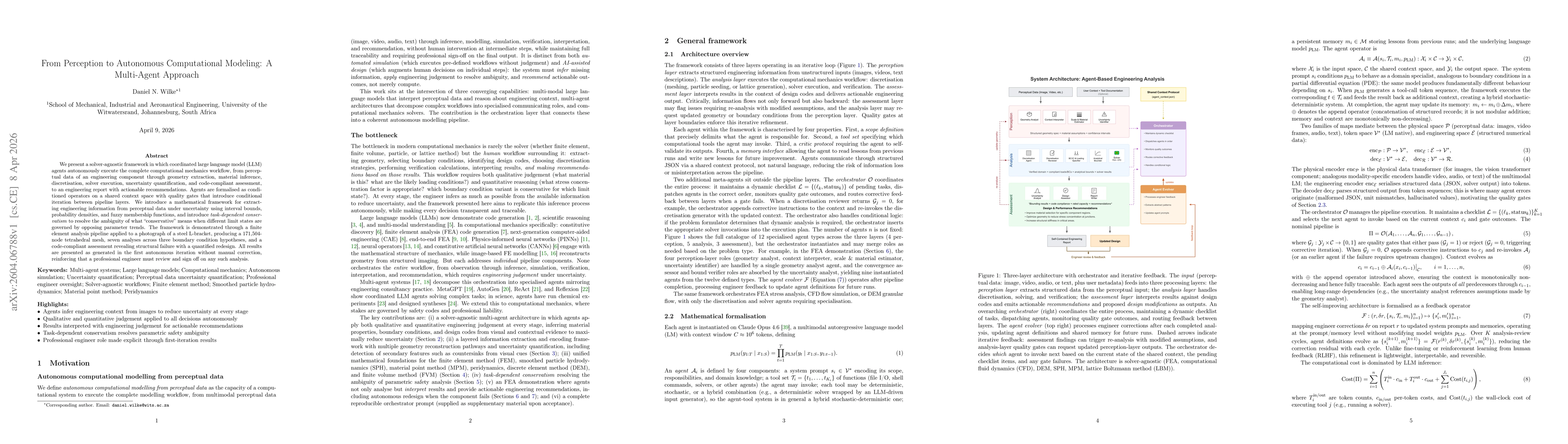 Thumbnail for From Perception to Autonomous Computational Modeling: A Multi-Agent Approach