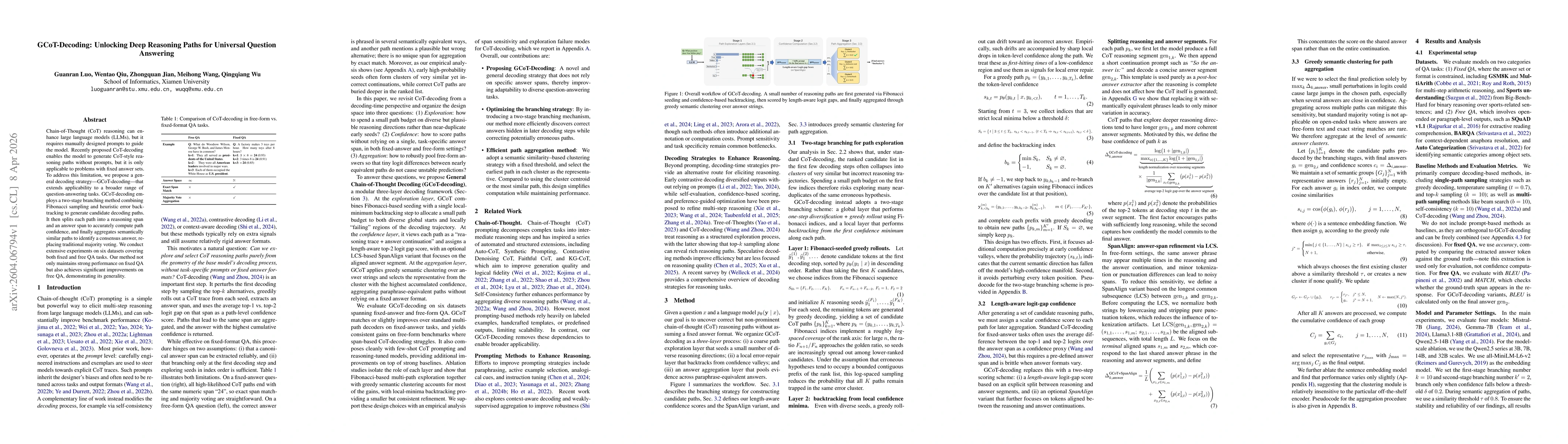 Thumbnail for GCoT-Decoding: Unlocking Deep Reasoning Paths for Universal Question Answering