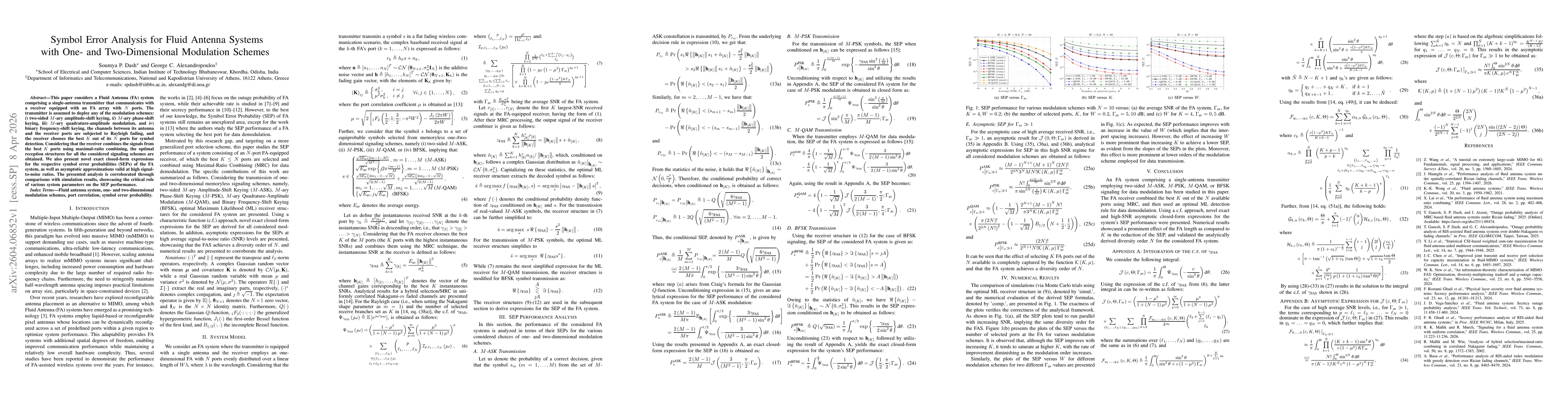 Thumbnail for Symbol Error Analysis for Fluid Antenna Systems with One- and Two-Dimensional Modulation Schemes