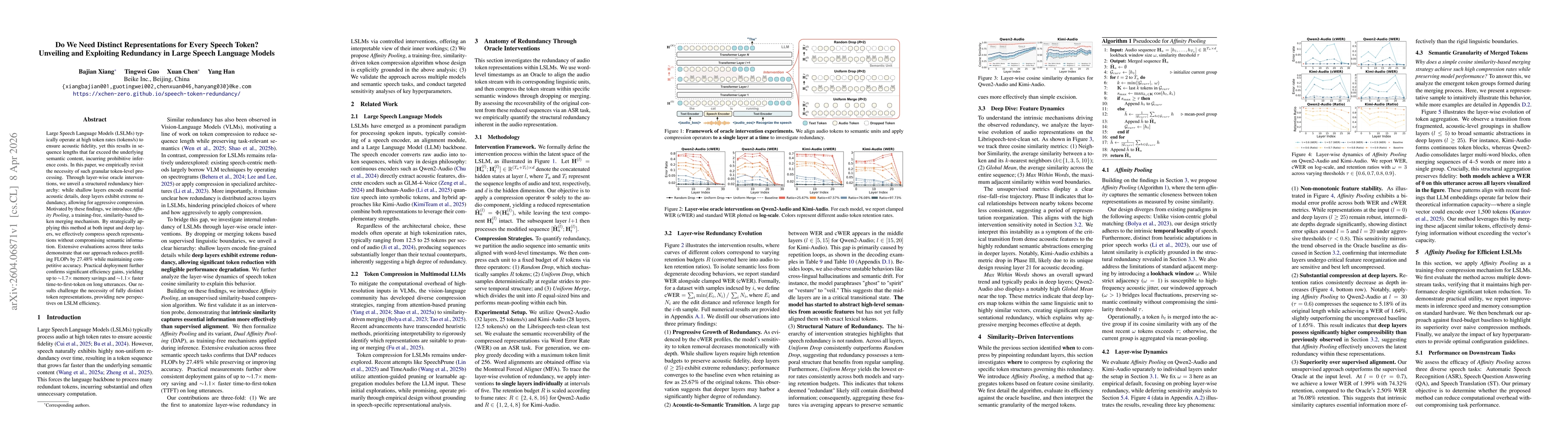 Thumbnail for Do We Need Distinct Representations for Every Speech Token? Unveiling and Exploiting Redundancy in Large Speech Language Models