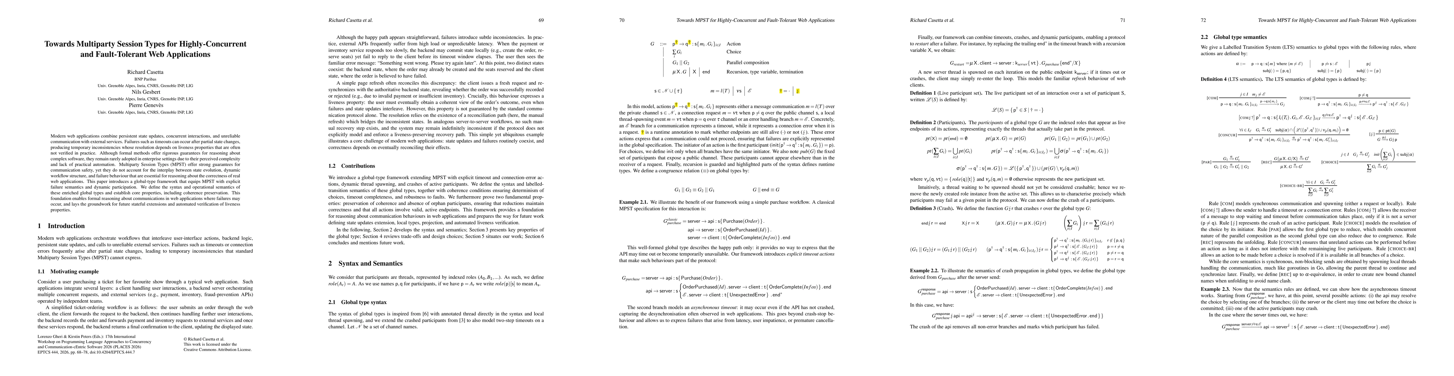 Thumbnail for Towards Multiparty Session Types for Highly-Concurrent and Fault-Tolerant Web Applications