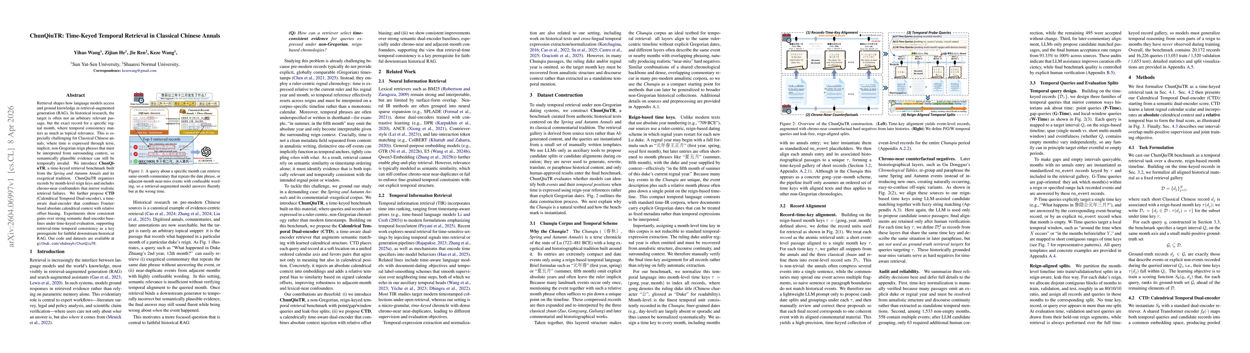 Thumbnail for ChunQiuTR: Time-Keyed Temporal Retrieval in Classical Chinese Annals