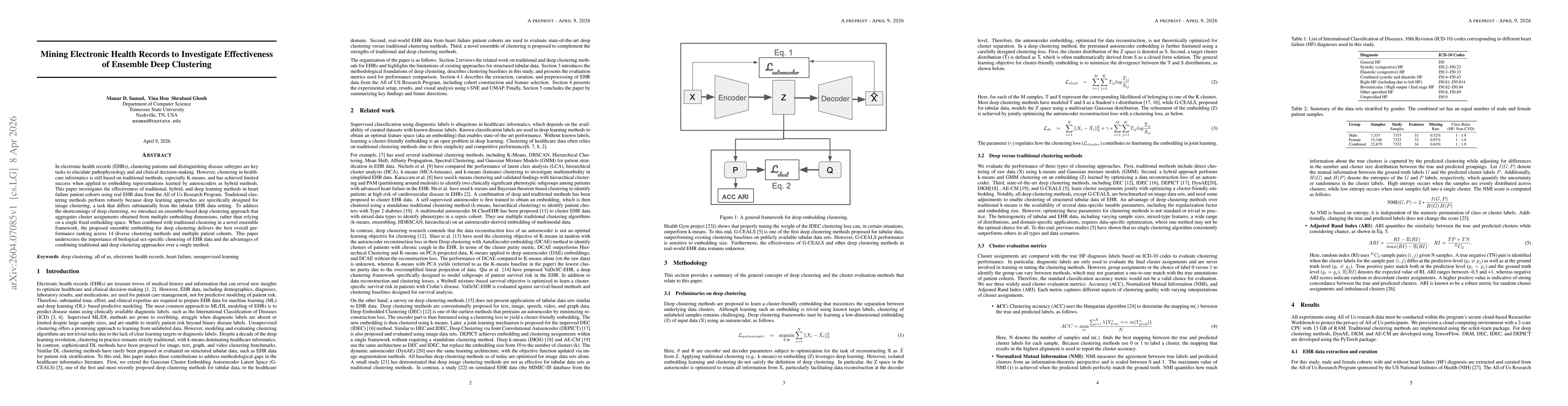 Thumbnail for Mining Electronic Health Records to Investigate Effectiveness of Ensemble Deep Clustering