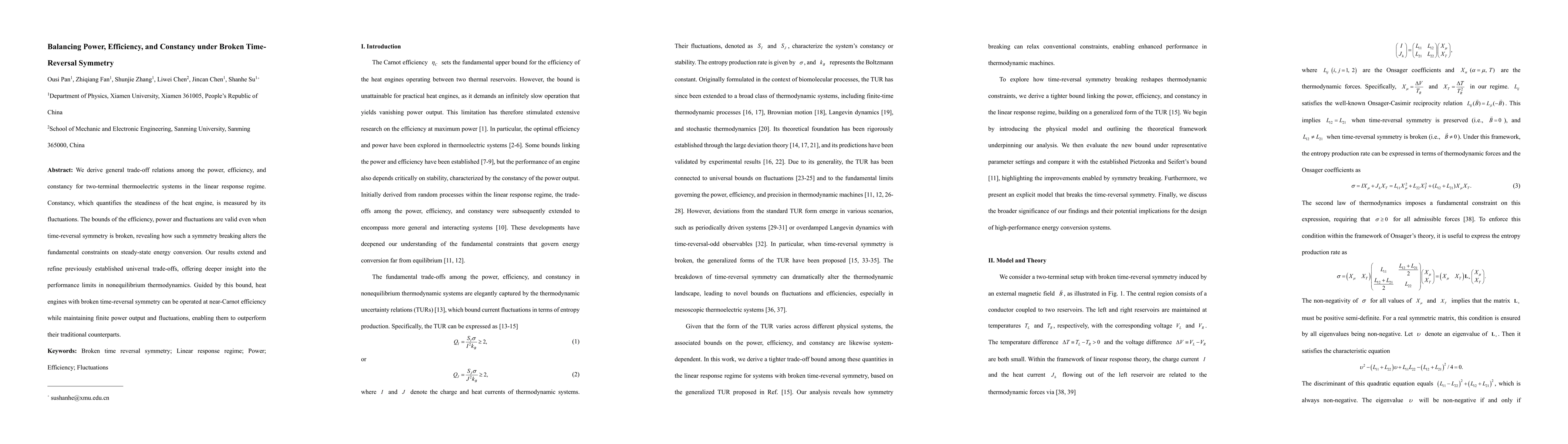 Thumbnail for Balancing Power, Efficiency, and Constancy under Broken Time-Reversal Symmetry