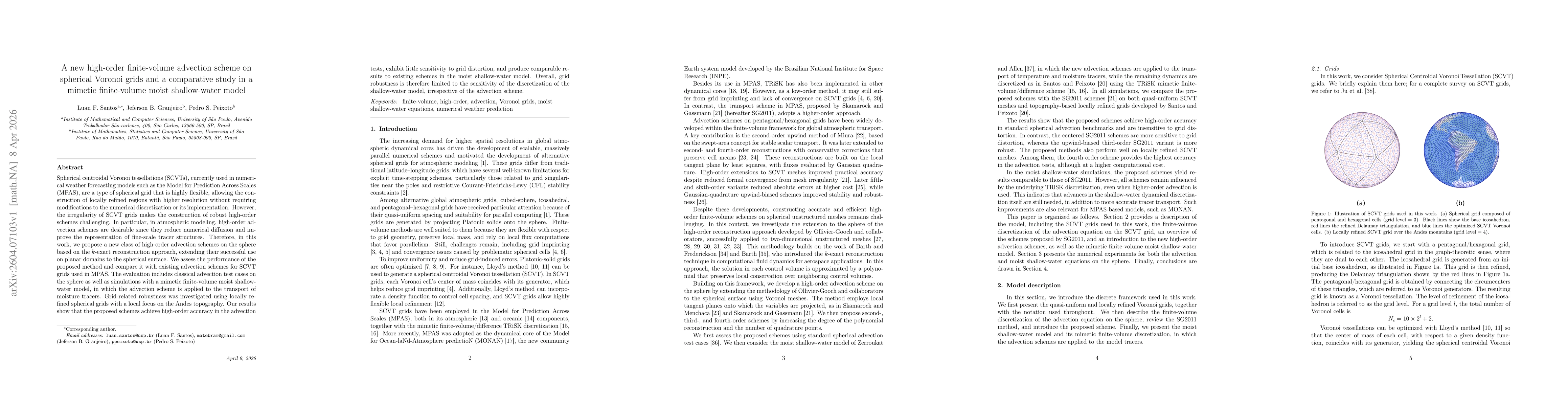 Thumbnail for A new high-order finite-volume advection scheme on spherical Voronoi grids and a comparative study in a mimetic finite-volume moist shallow-water model