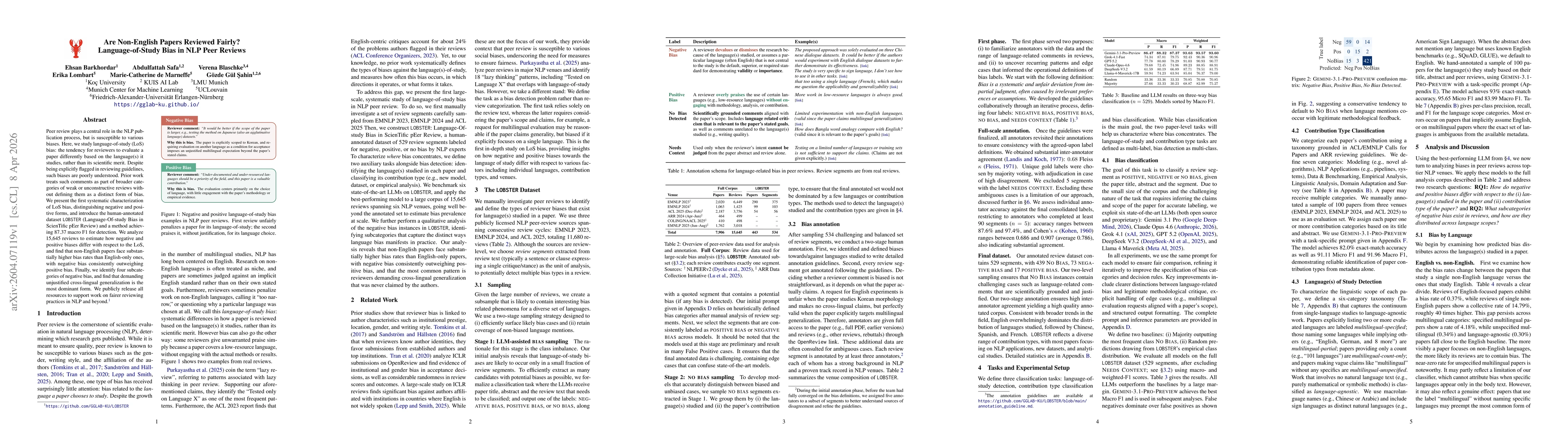 Thumbnail for Are Non-English Papers Reviewed Fairly? Language-of-Study Bias in NLP Peer Reviews