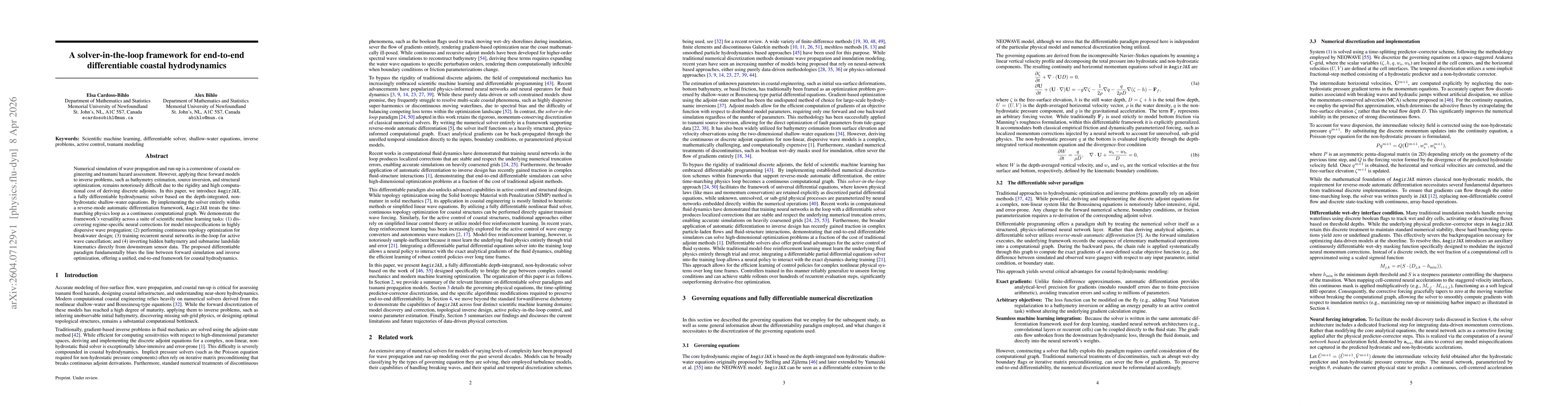 Thumbnail for A solver-in-the-loop framework for end-to-end differentiable coastal hydrodynamics