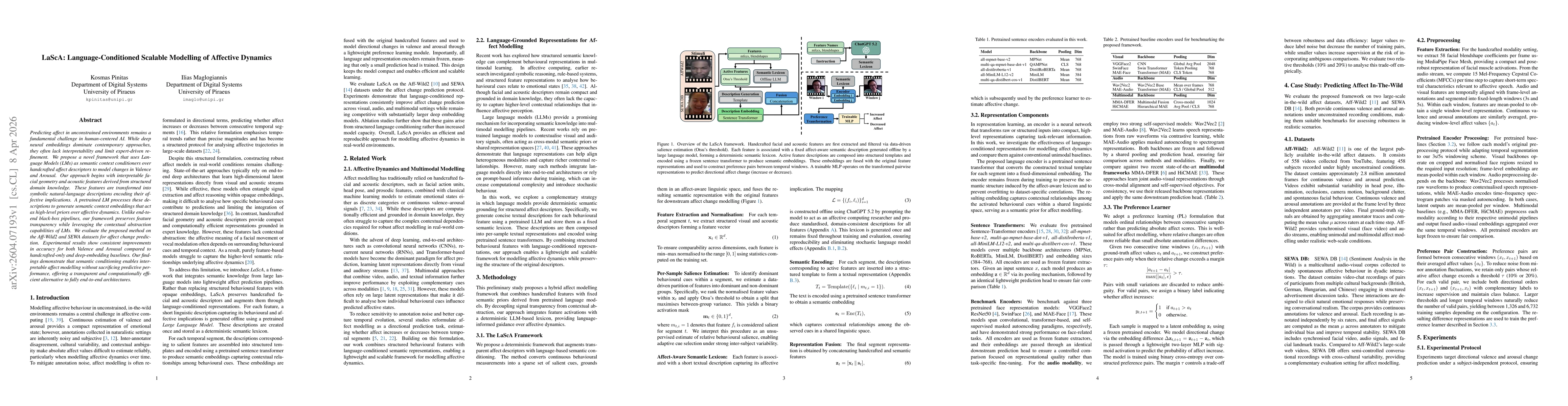 Thumbnail for LaScA: Language-Conditioned Scalable Modelling of Affective Dynamics