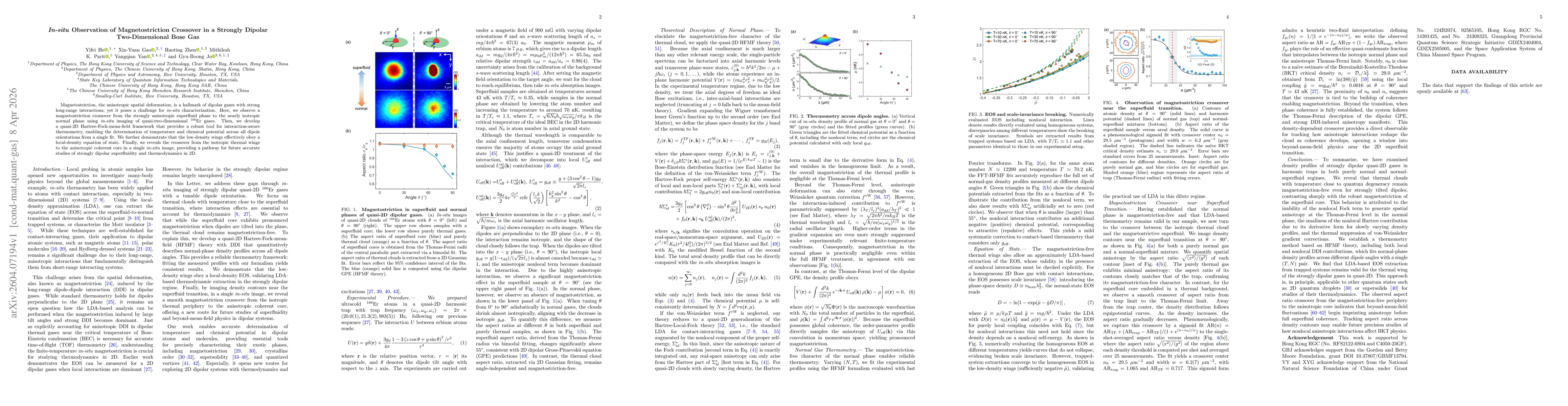 Thumbnail for In-situ Observation of Magnetostriction Crossover in a Strongly Dipolar Two-Dimensional Bose Gas