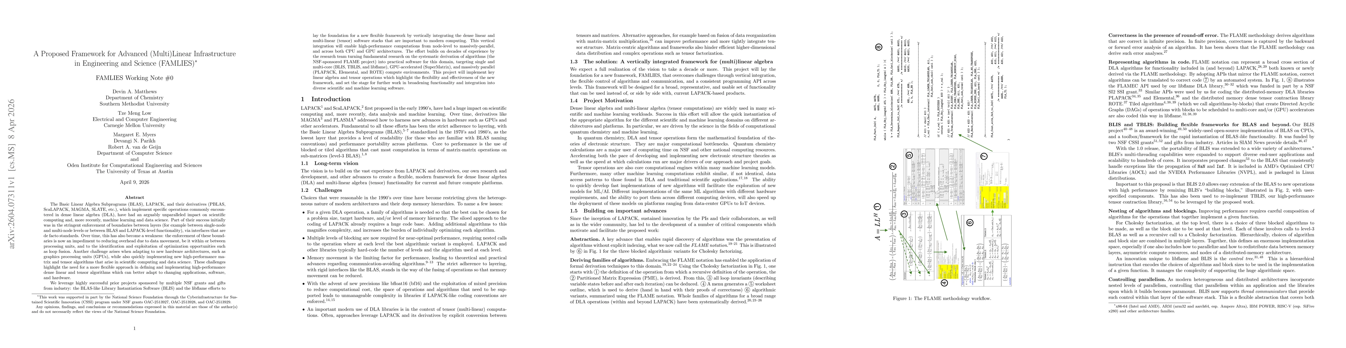 Thumbnail for A Proposed Framework for Advanced (Multi)Linear Infrastructure in Engineering and Science (FAMLIES)