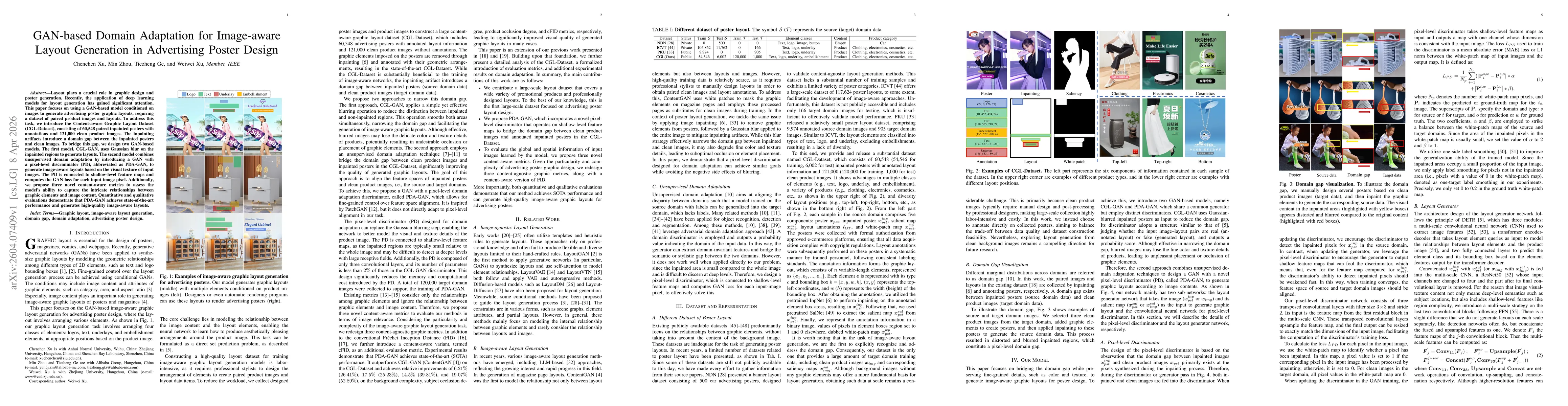 Thumbnail for GAN-based Domain Adaptation for Image-aware Layout Generation in Advertising Poster Design