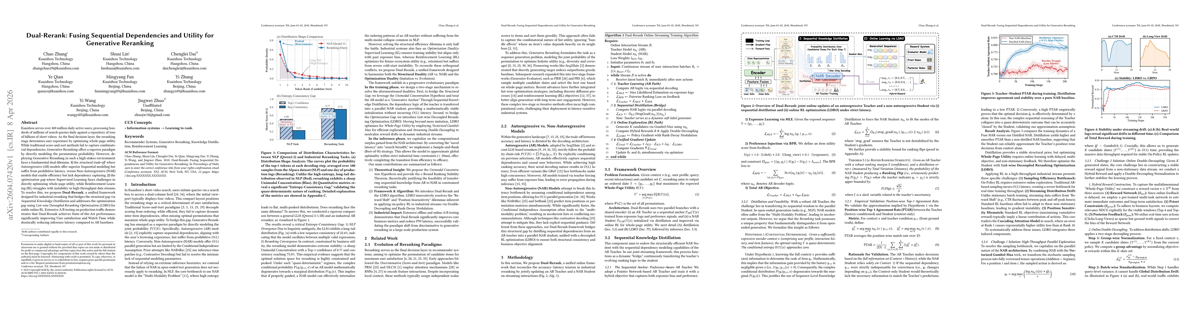 Thumbnail for Dual-Rerank: Fusing Causality and Utility for Industrial Generative Reranking