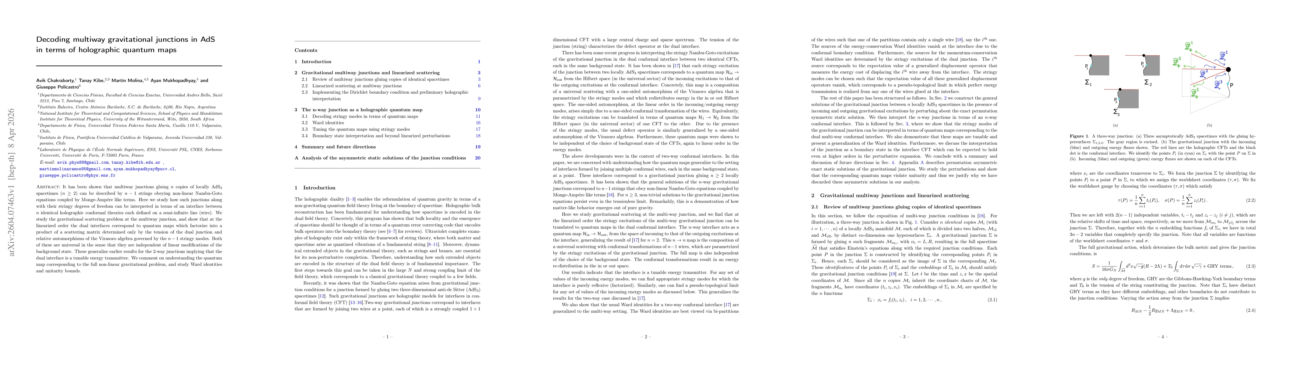 Thumbnail for Decoding multiway gravitational junctions in AdS in terms of holographic quantum maps