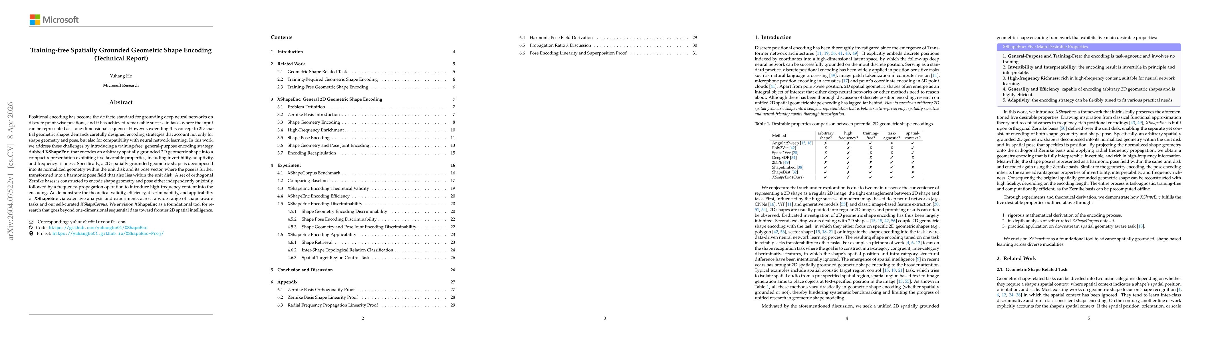Thumbnail for Training-free Spatially Grounded Geometric Shape Encoding (Technical Report)