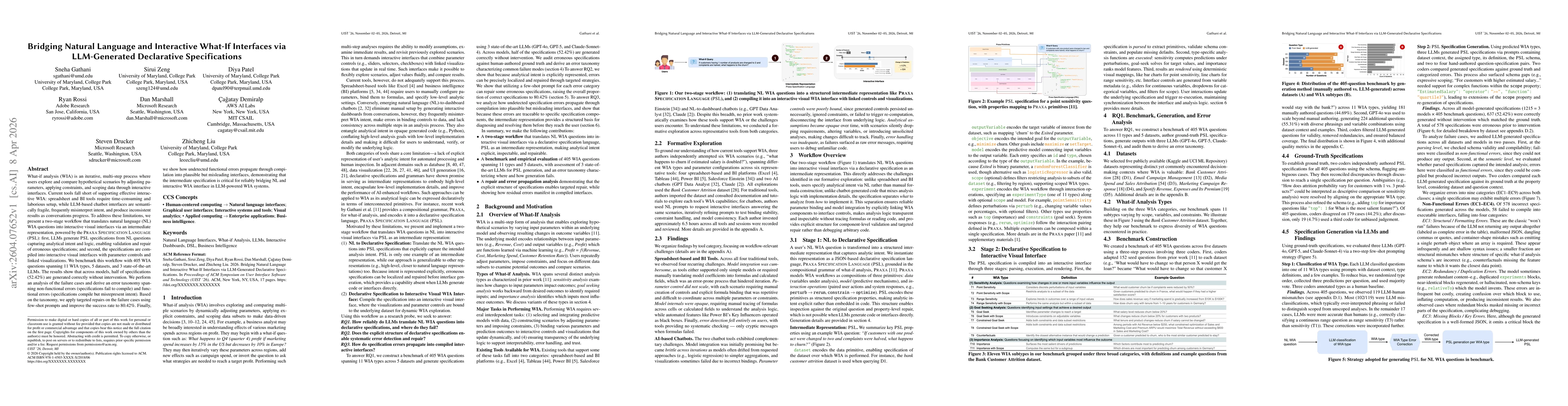 Thumbnail for Bridging Natural Language and Interactive What-If Interfaces via LLM-Generated Declarative Specification