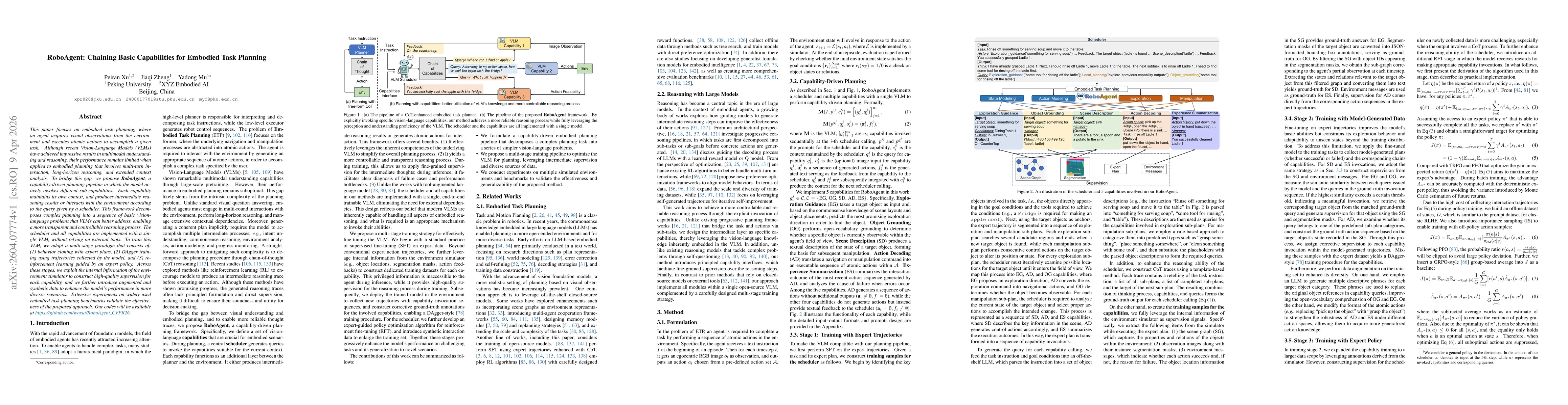 Thumbnail for RoboAgent: Chaining Basic Capabilities for Embodied Task Planning
