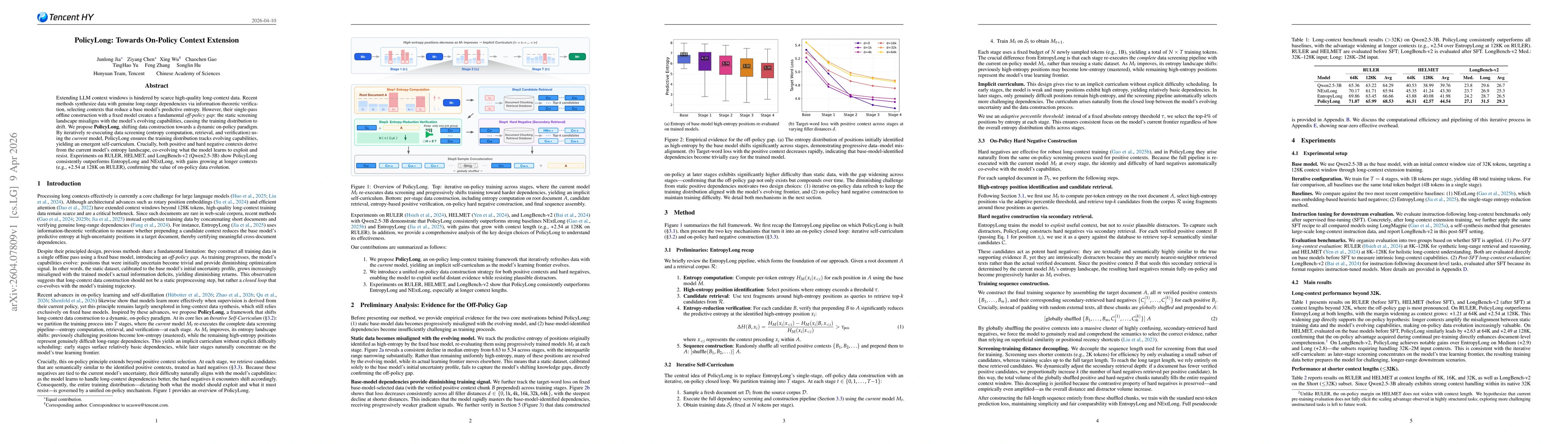 Thumbnail for PolicyLong: Towards On-Policy Context Extension